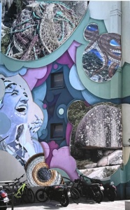 Round and Round, Hand-cut photographic collages, 2026