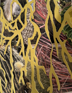 Don't Fence Me In, Hand-cut photographic collage, 2026