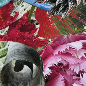 Unfolding, Hand-cut photographic collage, 2026